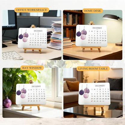2PC Plantable Seed Calendar 2026, Eco-Friendly Plantable Love Seed Calendar 2026, Perfect Modern Greening Calendars Planner, Month Biodegradable Paper Planner, for Garden and Decor