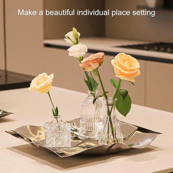 Glass Bud Vases Set of 25, 25 Sizes of Small Flower Vase for Party or Home Table Decorations