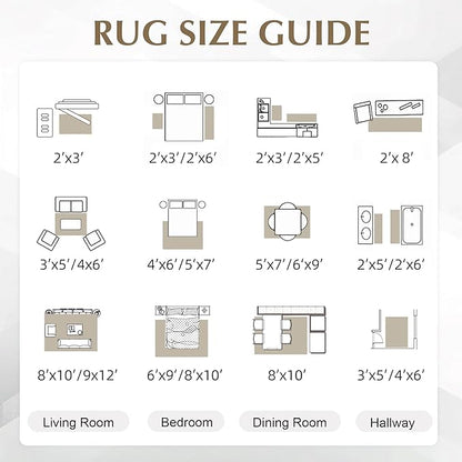 FMFUNCTEX Entryway Rug 2x3 Washable Brown Beige Modern Abstract Door Mat Non Slip Low Pile Indoor Carpet Soft Small Entrance Throw Rugs for Entrance Entry Bedroom Kitchen Bathroom Laundry