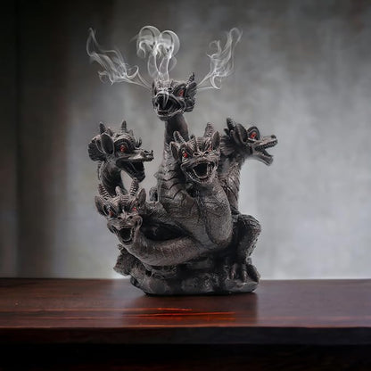 Hosley 12pk Bulk Buy 8.5 Inch High Resin Dragon Decor Statue/Incense Cone Burner Smoking Dragon Holder. Ideal for Spa and Aromatherapy Suggested for use Brand Incense Cones