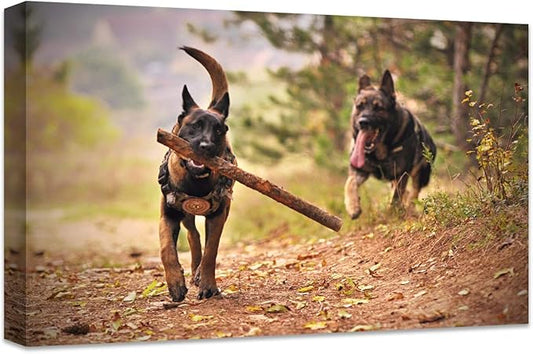 Personalized Photo to Canvas Print - Canvas Prints With Your Photos on Custom Wall Art for Bedroom, Living Room, Wedding Baby Pet Family Picture Framed Wall Art (12" W x 8" H)