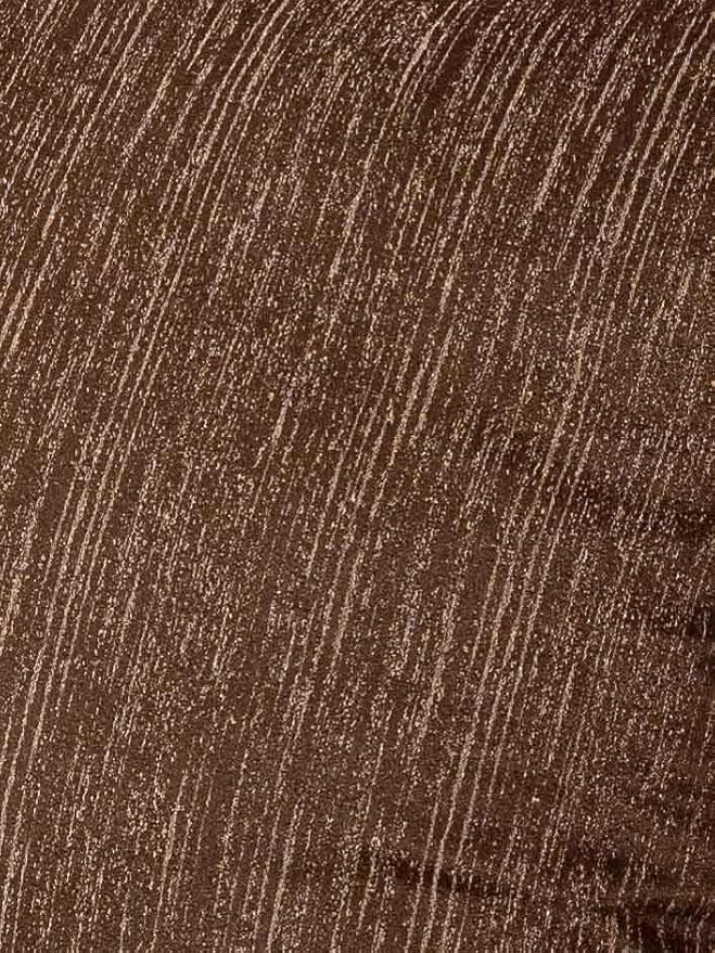 Decorative Cushion Covers, 360 GSM Poly Cotton Jacquard Fabric, Plain Solid Textured, Dark Brown, 20" x 20", Handmade, Eco-Friendly, Pack of 2