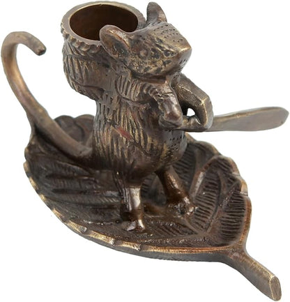 Intrepid Mouse Candleholder