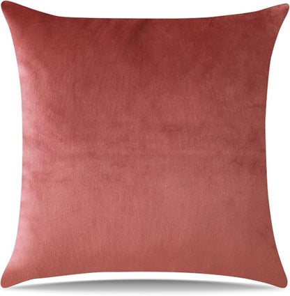 Artscope Luxury Velvet Pillow Covers Super Soft Decorative Square Throw Pillow Covers Case Cushion Covers for Sofa Couch Bedroom Car Decor 26x26 Inch Jam