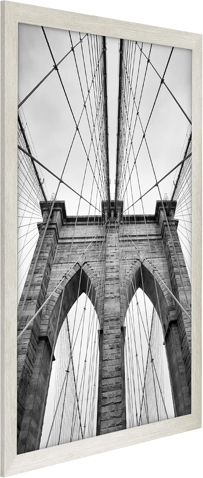 Americanflat 20x30 Poster Frame with Polished Plexiglass - Wide Picture Frames Made of Engineered Wood for Vertical or Horizontal Wall Display - Epic Collection - Grey