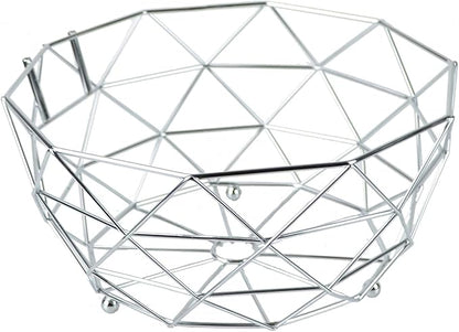 ROSYLINE Fruit basket banana hanger, removable banana hanger, home decoration (chrome)