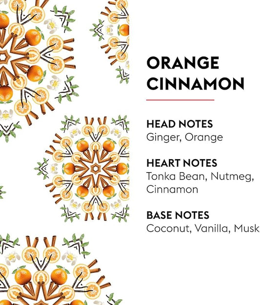 Maison Berger - Orange Cinnamon - Lampe Berger Fragrance Refill for Home Fragrance Oil Diffuser - 16.9 Fluid Ounces - 500 milliliters