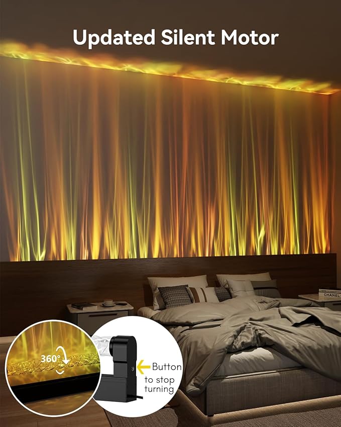 RGB LED Light Bar for Bedroom, Ambient Lighting for Wall, Mood Lighting for Living Room, Gaming Room Decor, Ocean Wave Lamp, Remote Control