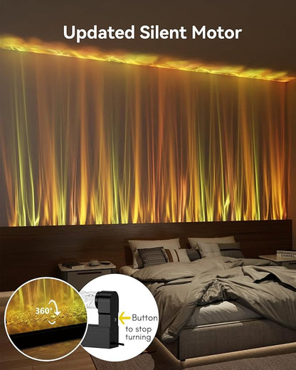 RGB LED Light Bar for Bedroom, Ambient Lighting for Wall, Mood Lighting for Living Room, Gaming Room Decor, Ocean Wave Lamp, Remote Control