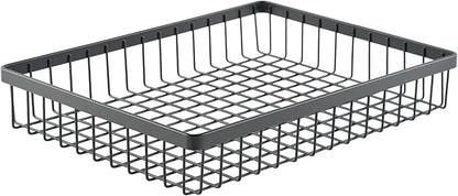 G.E.T. WB-1292-MG Rectangular Metal Storage Wire Basket for Pantry, Produce and More, 9" x 6" x 2"