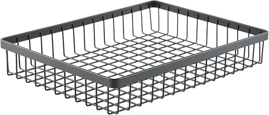 G.E.T. WB-1292-MG Rectangular Metal Storage Wire Basket for Pantry, Produce and More, 9" x 6" x 2"