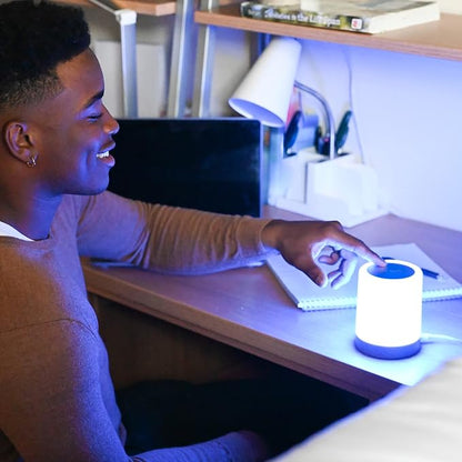 LuvLink Friendship Lamp v2.0 - Long Distance WiFi Touch Lamps for Couples, Friends & Family | Stay Connected from Anywhere – Easy App Setup – No Subscription (Set of Five)