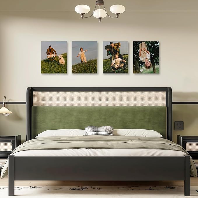 JIMUJIA Custom Canvas Art Print 8"x10" - Unframed Artwork, Personalized Wall Decor, Customizable Photo, Custom Portrait, Office, Living Room, Bedroom Wall Art(8×10in,Unframe)