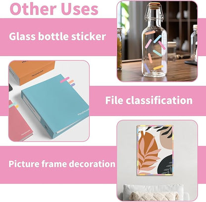 300 Pieces Confetti Wall Decals Removable Peel and Stick Sprinkle Wall Stickers Wallpaper for Kids Girls Room