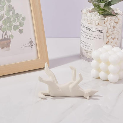 Dog Mom Gift for Women, Ring Holder for Wedding Jewelry - Unique Birthday Mothers Day Christmas Gift for Dog Lovers, Sympathy Gifts for Loss of Pet, Decorative Figurine for Office & Home Decor