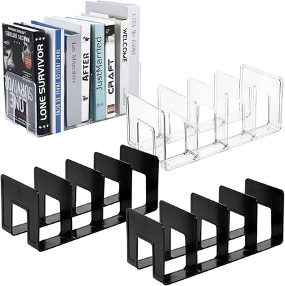 4pcs Acrylic File Organizer Acrylic File Holder Clear Files Sorter Purse Organizer Desk Files Organizers Sturdy Desktop FileFolder Organizers for Envelope Mail Letter Paper Notebook Electronics Office
