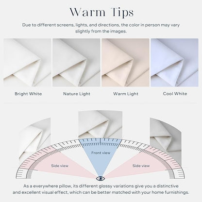 Phantoscope Pack of 2 Velvet Decorative Throw Decorative Pillow Cover Soft Solid Square Cushion Case for Couch White 18 x 18 inches 45 x 45 cm