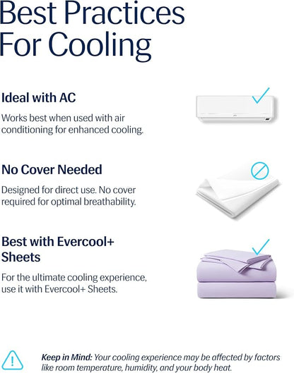REST® Evercool® Cooling Comforter, Twin/Twin XL, Blanket for Hot Sleepers, All Season Bedding to Keep Cool for Night Sweats, Breathable Lightweight Blanket, 68"x90" Inches, Lavender Breeze