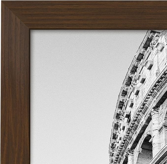 Americanflat 20x24 Picture Frame with Polished Plexiglass - Wide Picture Frames Made of Engineered Wood for Vertical or Horizontal Wall Display - Epic Collection - Walnut