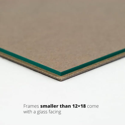 Craig Frames 1WB3BK 6 by 14-Inch Black Picture Frame, Single White Collage Mat with 2-4 by 6-Inch Openings
