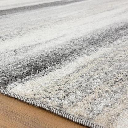LUXE WEAVERS Tower Hill Abstract Gray 5x7 Area Rug