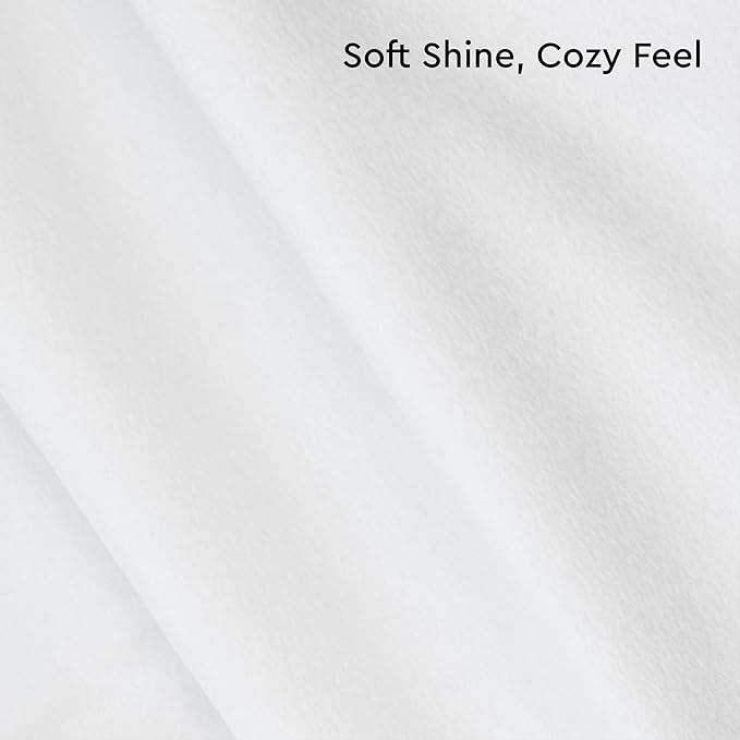 Encasa XO Velvet Throw Pillow Covers 20x20 in (50x50 cm) - White - Set of 2 No Inserts, Only Pack of 2 Cases | Soft Square Decorative Euro Shams Cushion Cover for Couch, Sofa