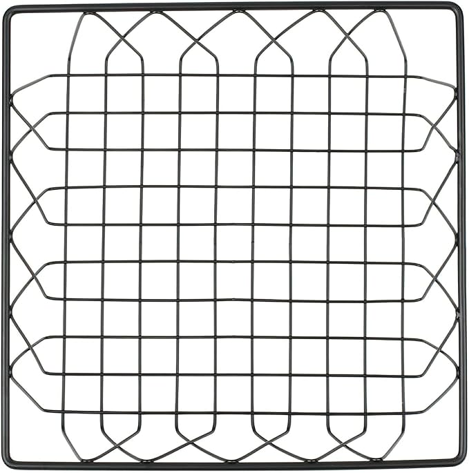 G.E.T. WB-1294-MG 12" x 9" Rectangular Wire Basket, 4" Tall, Metal