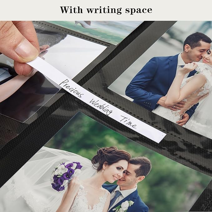 Mublalbum Photo Album 4x6 1000 Photos Linen Cover Large Picture Book Holds Horizontal and Vertical Pockets for Wedding Family Anniversary and Baby (Purple)