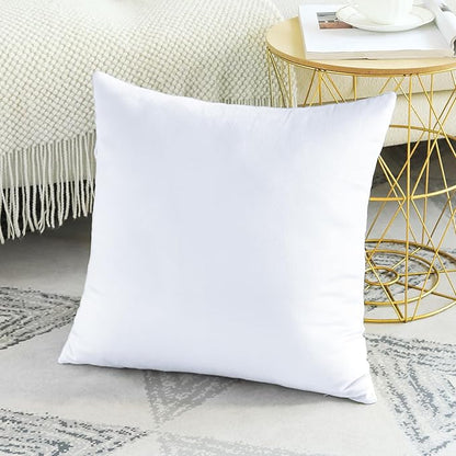 Artscope Luxury Velvet Pillow Covers Decorative Square Pillowcases Soft Solid Cushion Cases for Couch Sofa Bedroom Home Decor 18x18 Inch White
