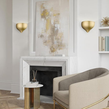 Livex Lighting, 40987-33, Amador, Half Moon Sconce, Soft Gold
