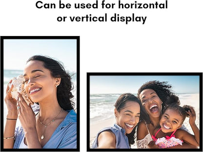 Americanflat 26x39 Poster Frame with Polished Plexiglass - Black Picture Frame - Wide Photo Frames Made of Engineered Wood for Vertical or Horizontal Wall Display - Epic Collection - Black