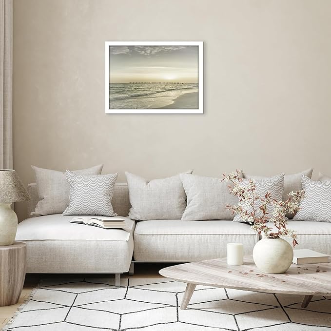 Americanflat 20x28 Picture Frame with Polished Plexiglass - White Picture Frame - Wide Photo Frames Made of Engineered Wood for Vertical or Horizontal Wall Display - Epic Collection - White