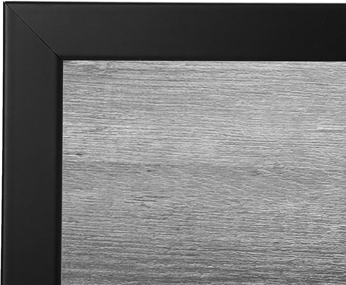 Americanflat 16x20 Picture Frame with Polished Plexiglass - Black Picture Frame - Wide Photo Frames Made of Engineered Wood for Vertical or Horizontal Wall Display - Epic Collection - Black
