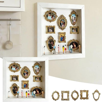 DIY Mini Museum Silhouette Box Unique Memory Keepsake for Home Decor 2026 New Mini Museum Display (Natural)
