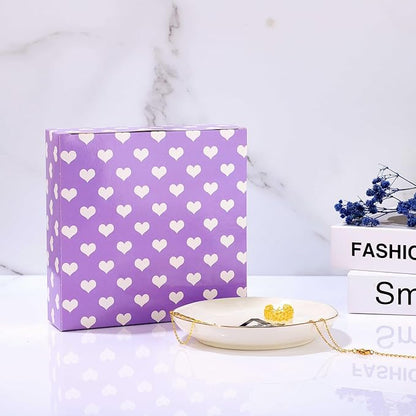 JoycuFF Nicole Personalized Name Ceramic Jewelry Tray, Mothers Day Christmas Anniversary Engagement Birthday Gifts for Women Couples, Trinket Dish for Rings Earrings Necklaces Bracelets Keys