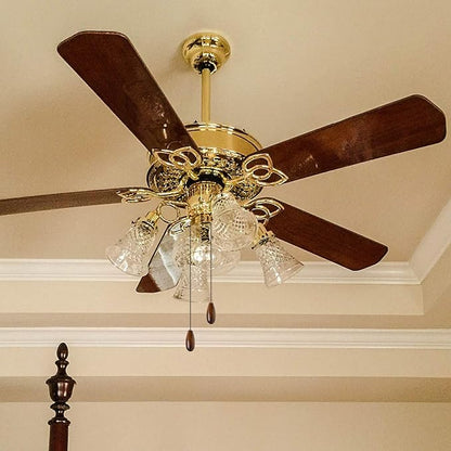 8 Pieces Ceiling Fan Pull Chains Extender Wooden Pendant Pull Chain Extension for Ceiling Light Lamp Fan(Walnut Color)