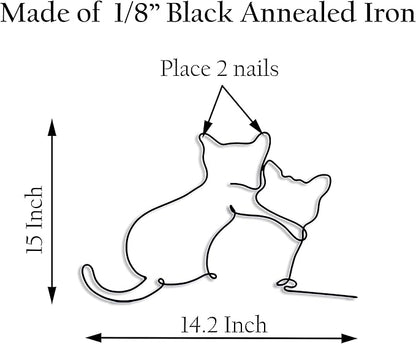 Matani Metal Dog Wall Decor | Dog & Living Room Wall Art | Minimalist Room Décor (Sleeping Labrador)