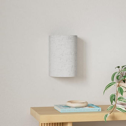 Wall Sconces Set of Two, Battery Rechargeable 3 Colors Changeable Dimmable Wall Lights Fixtures with Remote Control Fabric Height Wall Lamp Sconces for Bedroom Living Room Hallway