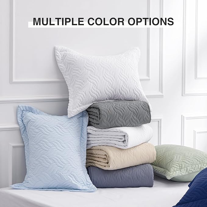 Love's cabin King Size Quilt Bedding Set Camel Bedspreads - Bed Summer Lightweight Bedspread Comforter - Wave Pattern Bedding Coverlet for All Season - 3 Pieces (1 Quilt, 2 Pillow Shams)