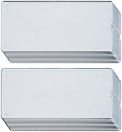 BLUE GINKGO 20 Dividers - Compatible with Small 20-Drawer Storage Cabinet (20-Pack) - Clear