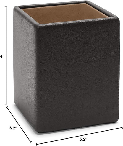 Leatherology Black Onyx Classic Pencil Cup
