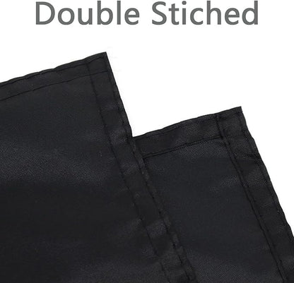 Solid Black Flag 3x5 Ft Blank Black Flags Vivid Color Double Stitched Plain Flag with Brass Grommets