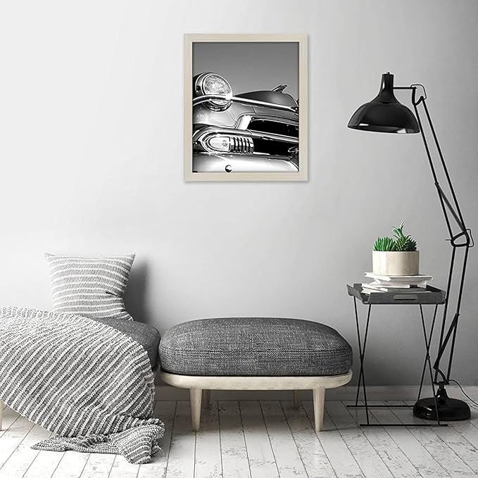 Americanflat 18x24 Poster Frame with Polished Plexiglass - Wide Picture Frames Made of Engineered Wood for Vertical or Horizontal Wall Display - Epic Collection - Light Wood