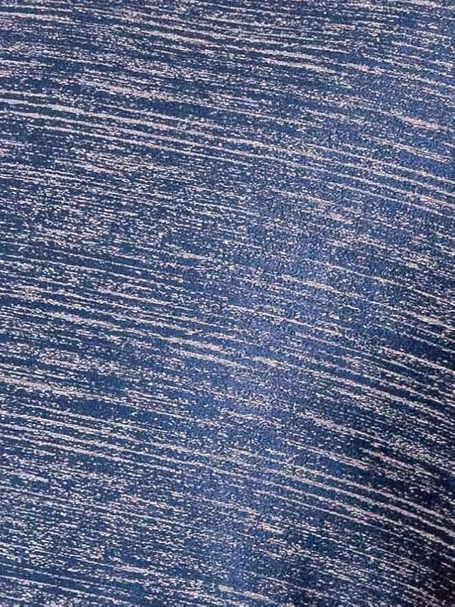 Decorative Cushion Covers, 360 GSM Poly Cotton Jacquard Fabric, Plain Solid Textured, Dark Blue, 20" x 20", Handmade, Eco-Friendly, Pack of 2