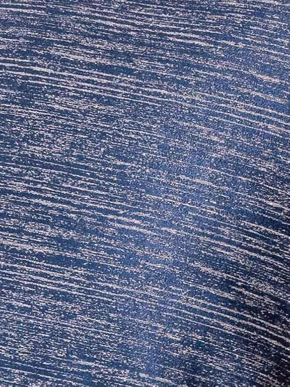 Decorative Cushion Covers, 360 GSM Poly Cotton Jacquard Fabric, Plain Solid Textured, Dark Blue, 20" x 20", Handmade, Eco-Friendly, Pack of 2