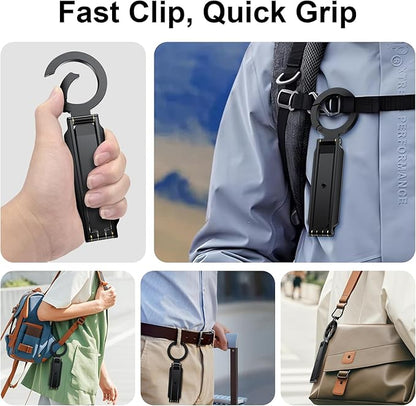 Magnetic Phone Tripod Stand Foldable Magnetic Mini Tripod Pocket Cell Phone Stand with Arca-Swiss, 1/4'' Screw Hole,Compatible with Magsafe for iPhone 17/16/15/14/13/12