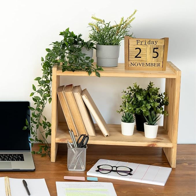 Office Calendar, Office Gift, Block Desk Calendars 2026, Lang Calendars 2026, Perpetual, Wood Office Accesory, Date Day Week Month, New Year, Christmas Gift, School.