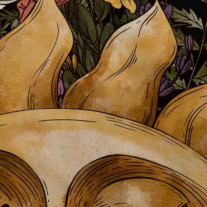 Boho Sun Tapestry for Bedroom Aesthetic, Vintage Mushroom Botanical Plant Art Large Tapestries Wall Hanging for College Dorm Living Room Decor 80X60", Fairy Galaxy Poster Blanket