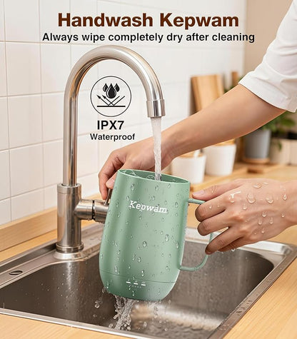 Kepwam Heated Coffee Mug T2-Plus, 20oz Leading Large Capacity Self Heating Coffee Mug, Up to 8 Hrs Battery & Hot Up to 149℉, Smart Coffee Mug for Women, Men