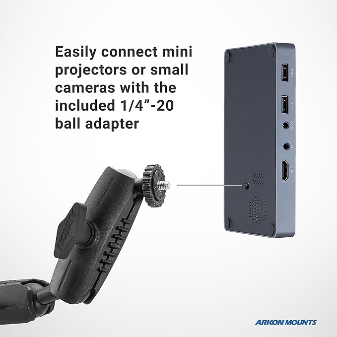 ARKON Mounts - Overhead Phone Mount - Versatile Solution for Artists, and Nail Art - Sturdy and Stable Design with 360-Degree Adjustability - Ideal for Video Recording, Vlogging, Cooking, and Drawing